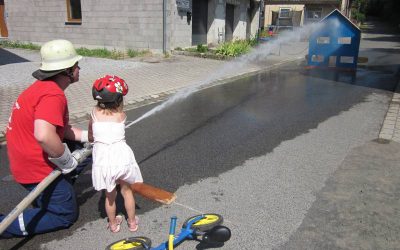 Feuer(wehr)tag begeistert den Nachwuchs von Morgen